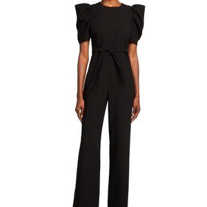 Likely Black Puff Sleeve Jumpsuit
